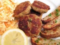 Summertime Crab Cake Dinner Royalty Free Stock Photo