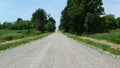 Summertime Gravel Road Royalty Free Stock Photo