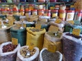 Food shop to Naxos in the Cyclade Islands in Greece.