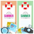 Summertime invite card concept
