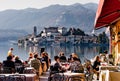 Summertime in Italy. Outdoor dining Royalty Free Stock Photo