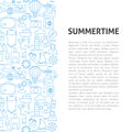 Summertime Line Pattern Concept