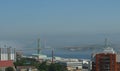 Summer in Nova Scotia: Foggy Morning Over Halifax Harbour Royalty Free Stock Photo