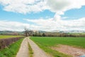 Summertime scenery in the Welsh countryside. Royalty Free Stock Photo