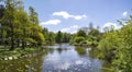 Summertime in University of Copenhagen Botanical Garden Royalty Free Stock Photo