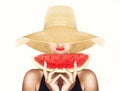 Summertime and watermelon