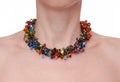 Summery multicolored necklace