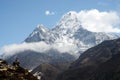 Summit of Ama Dablam mountain,Nepal,Himalayas