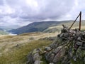 Summit area of Steel Fell, Lake District Royalty Free Stock Photo