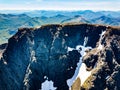 The summit of Ben Nevis located near Fort William, Scotland. Royalty Free Stock Photo