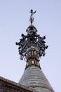 Summit of Burmese pagoda. Royalty Free Stock Photo
