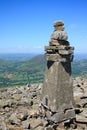 Summit cairn on the Black Mountains