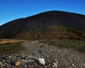 The summit of Carl side to Skiddaw Royalty Free Stock Photo