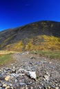The summit of Carl side to Skiddaw Royalty Free Stock Photo