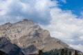 Summit of Cascade Mountain in Town of Banff, Canada, With Copy Space Royalty Free Stock Photo