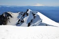 Summit crater on Mount Saint Helens volcano in the Cascade Mountains, Washington State Royalty Free Stock Photo