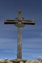 Summit Cross at the Dobratsch Mountain, Austria
