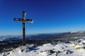 Summit cross on the Lusen