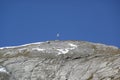 Summit cross of Pfuitjochl mountain, Tyrol, Austria Royalty Free Stock Photo