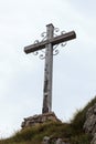 Summit cross Steinkarspitze Royalty Free Stock Photo