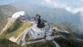 Atop Fansipan Mountain in Sungroup tourist area: the tallest Buddha image in Southeast Asia