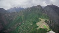 Summit of Happy Mountain or Putucusi Mountain in Machu Picchu Royalty Free Stock Photo