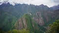 Summit of Happy Mountain or Putucusi Mountain in Machu Picchu Royalty Free Stock Photo