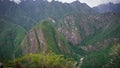 Summit of Happy Mountain or Putucusi Mountain in Machu Picchu Royalty Free Stock Photo