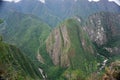 Summit of Happy Mountain or Putucusi Mountain in Machu Picchu Royalty Free Stock Photo