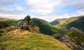 The summit of Helm Crag Royalty Free Stock Photo