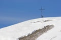 Summit of the Hochalm in winter