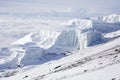 Summit of Kilimanjaro, Southern Icefield Royalty Free Stock Photo