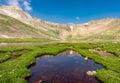 Summit Lake at Mount Evans in Colorado