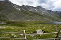 Summit lake on way to Mount Evans Royalty Free Stock Photo