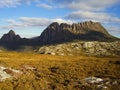 Approaching the summit of Cradle Mountain Tasmania Australia Royalty Free Stock Photo