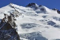 Summit of the Monte Rosa Royalty Free Stock Photo