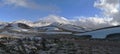 Summit of Mount Lebanon with snow, in Faraya Royalty Free Stock Photo