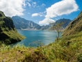 The summit of Mount Pinatubo Crater Lake Royalty Free Stock Photo