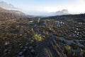 Summit of Mount Roraima, strange world made of volcanic black st Royalty Free Stock Photo