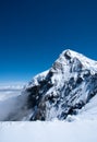 Summit of Mt Jungfrau - Top of Europe Royalty Free Stock Photo