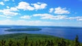 Mt Kineo Summit on Moosehead Lake - Maine Royalty Free Stock Photo