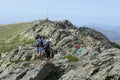 The summit of Punta la Marmora - Gennargentu National Park Royalty Free Stock Photo