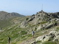 The summit of Punta la Marmora - Gennargentu National Park Royalty Free Stock Photo