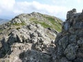 The summit of Punta la Marmora - Gennargentu National Park Royalty Free Stock Photo