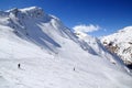 Summit ridge and northern slopes of Cheget Mountain Royalty Free Stock Photo