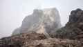 Summit of Ruminahui volcano, Cotopaxi National Park, Ecuador Royalty Free Stock Photo