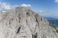 Summit and steep cliffs of Grignetta peak, Lecco, Italy Royalty Free Stock Photo