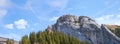 Summit of Taubenstein with mountain cross, panorama landscape bavarian alps