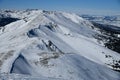 Summit view from Peak 8 at Breckenridge Ski Resort, Colorado. Royalty Free Stock Photo