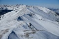 Summit view from Peak 8 at Breckenridge Ski Resort, Colorado. Royalty Free Stock Photo